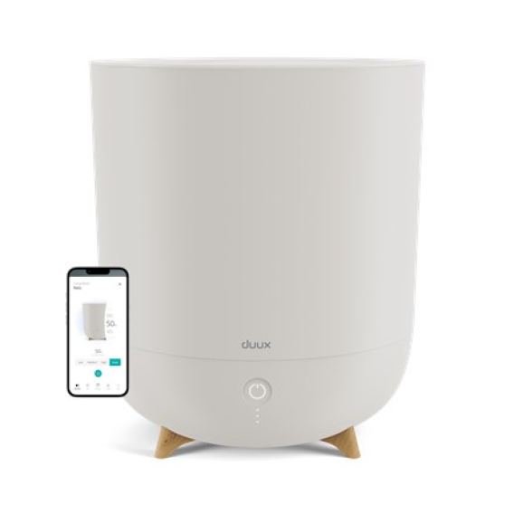 Obrázok pre Duux | Neo | Smart Humidifier | Water tank capacity 5 L | Suitable for rooms up to 50 m2 | Ultrasonic | Humidification capacity 500 ml/hr | Greige