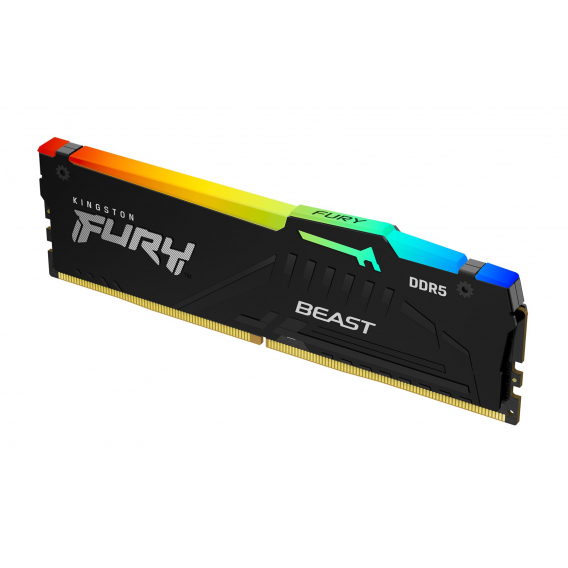 Obrázok pre Kingston Technology FURY Beast RGB paměťový modul 16 GB 1 x 16 GB DDR5 2600 MHz