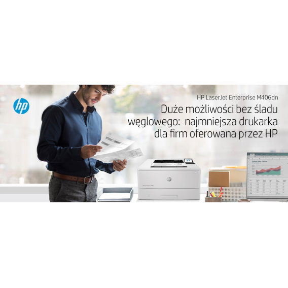 Obrázok pre HP LaserJet Enterprise M406dn