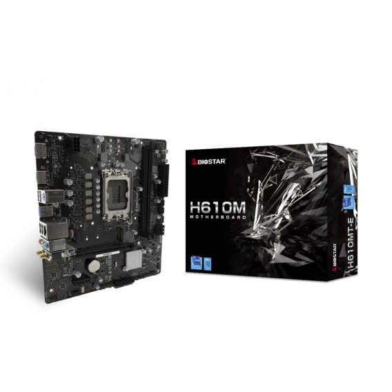 Obrázok pre Biostar H610MT-E základní deska Intel H610 LGA 1700 Micro ATX