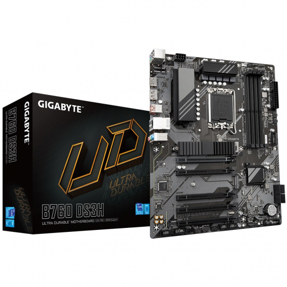 Obrázok pre GIGABYTE B760 DS3H základní deska Intel B760 Express LGA 1700 ATX