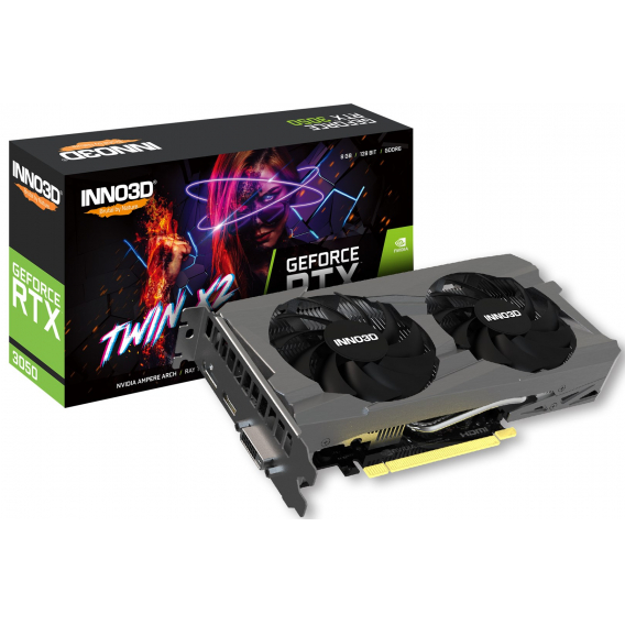 Obrázok pre Inno3D GeForce RTX 3050 Twin X2 NVIDIA 8 GB GDDR6