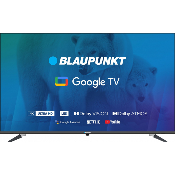 Obrázok pre TV 55" Blaupunkt 55UBG6000S 4K Ultra HD LED, GoogleTV, Dolby Atmos, WiFi 2,4-5GHz, BT, černá