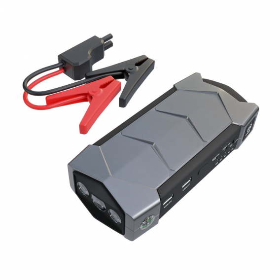 Obrázok pre Extralink Posilovač baterie do auta Jump Max7 Jump Starter 10000 mAh powerbanka, 3x LED, svítilna, kompas, kladivo