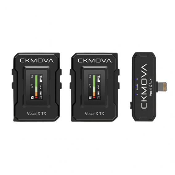 Obrázok pre CKMOVA Vocal X V6 MK2 - bezdrátový systém lightning se dvěma mikrofony