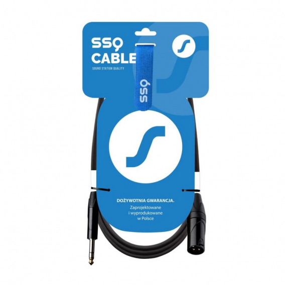 Obrázok pre SSQ JSXM5 - Kabel XLR samice - Jack stereo 6,3 mm, 5 m