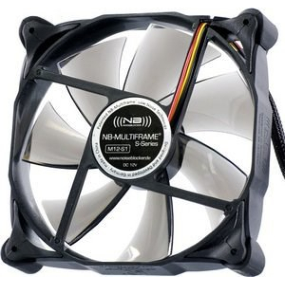 Obrázok pre Noiseblocker Multiframe M12-PS Počítačová skříň Ventilátor 12 cm Černá