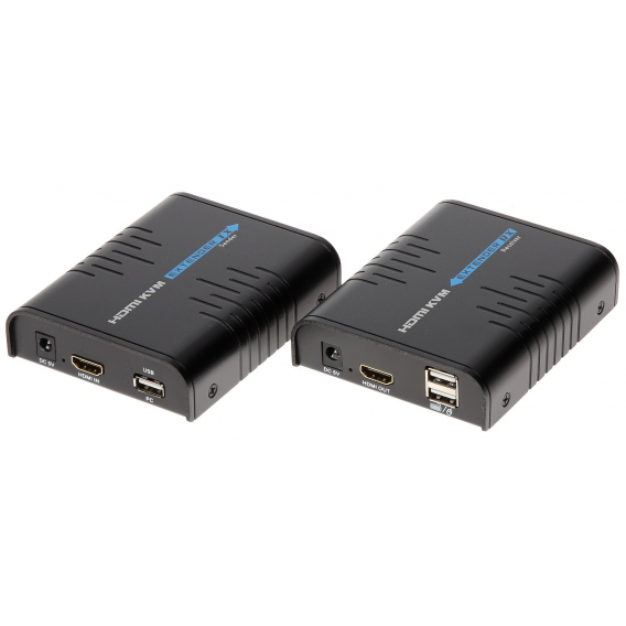 Obrázok pre Extender HDMI/RJ45/USB Lenkeng HDMI+USB-EX-100