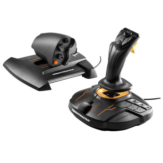 Obrázok pre Thrustmaster T-16000M FCS Hotas Černá, Oranžová USB Joystick Analogový/digitální MAC, PC