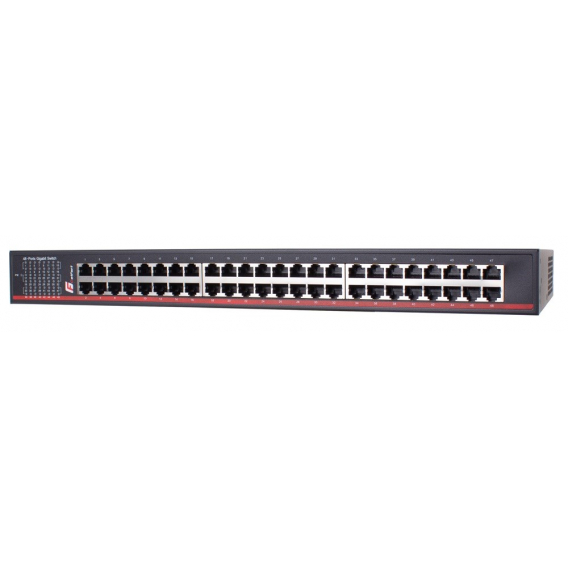 Obrázok pre Switch PoE GETFORT 48 X GIGABIT (GF-148-48P-600) Černá