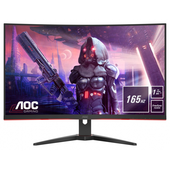 Obrázok pre AOC Gaming CQ32G2SE/BK LED display 80 cm (31.5") 2560 x 1440 px 2K Ultra HD Černá, Červená