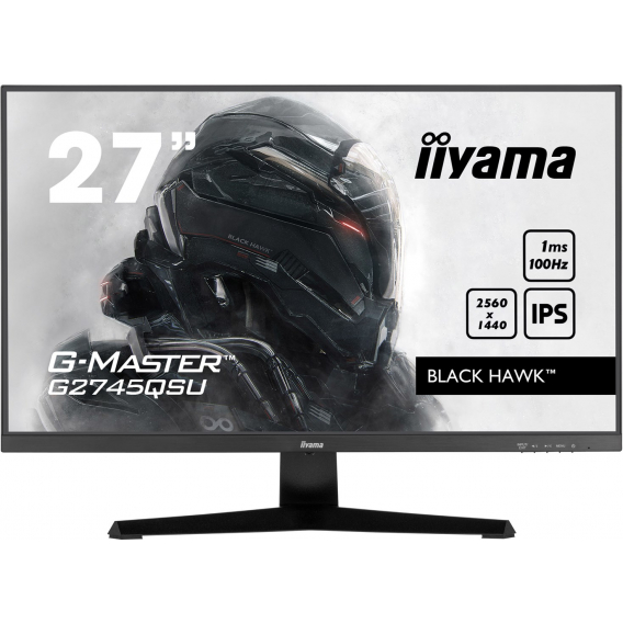 Obrázok pre iiyama G-MASTER G2745QSU-B1 počítačový monitor 68,6 cm (27") 2560 x 1440 px Dual WQHD LED Černá