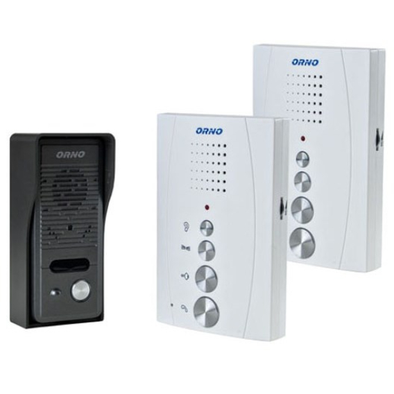 Obrázok pre ORNO INTERCOM SET 1-TYPE WITH INTER BEZSŁ. ELUVIO INT white &&