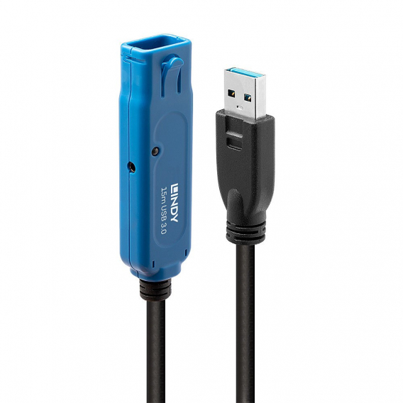 Obrázok pre Lindy 43229 USB kabel USB 3.2 Gen 1 (3.1 Gen 1) 15 m USB A Černá