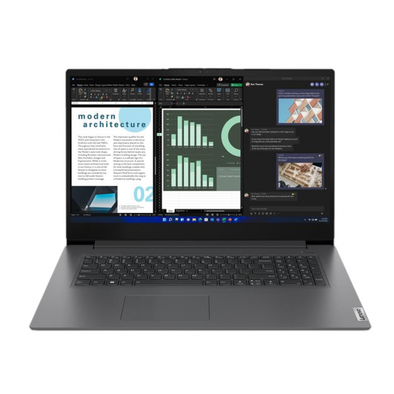 Obrázok pre Lenovo V V17 Laptop 43,9 cm (17.3") Full HD Intel® Core™ i5 i5-1335U 16 GB DDR4-SDRAM 512 GB SSD Wi-Fi 6 (802.11ax) Windows 11 Pro Šedá