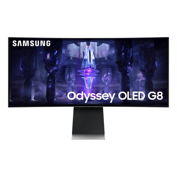 Obrázok pre Samsung Odyssey Neo G8 S34BG850SU počítačový monitor 86,4 cm (34") 3440 x 1440 px UltraWide Quad HD OLED Stříbrná
