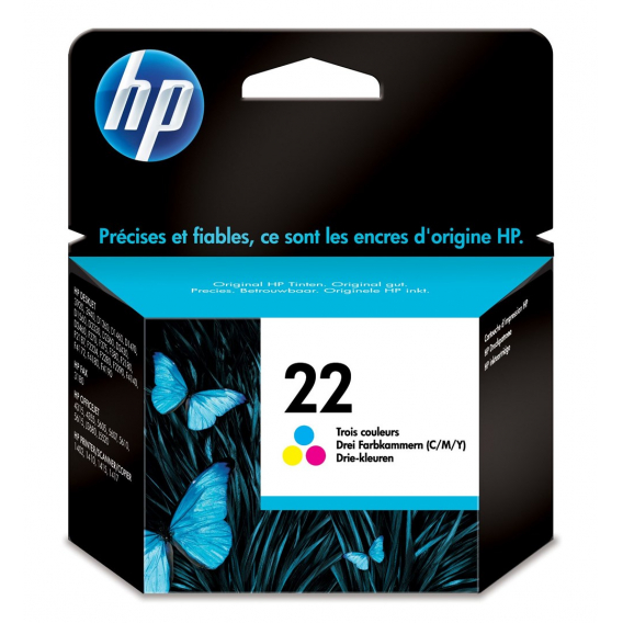Obrázok pre HP 22 Tříbarevná originální inkoustová kazeta