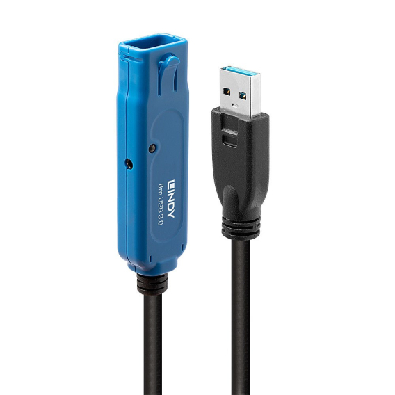 Obrázok pre Lindy 43158 USB kabel USB 3.2 Gen 1 (3.1 Gen 1) 8 m USB A Černá