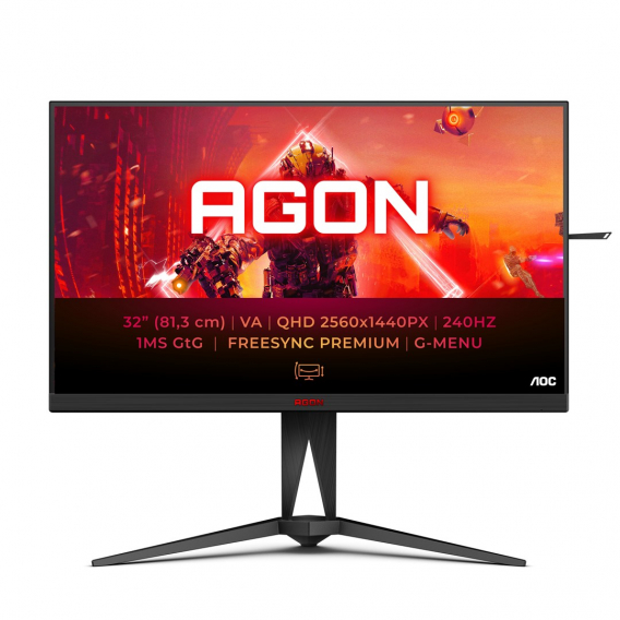 Obrázok pre AOC AGON 5 AG325QZN/EU LED display 80 cm (31.5") 2560 x 1440 px Quad HD Černá