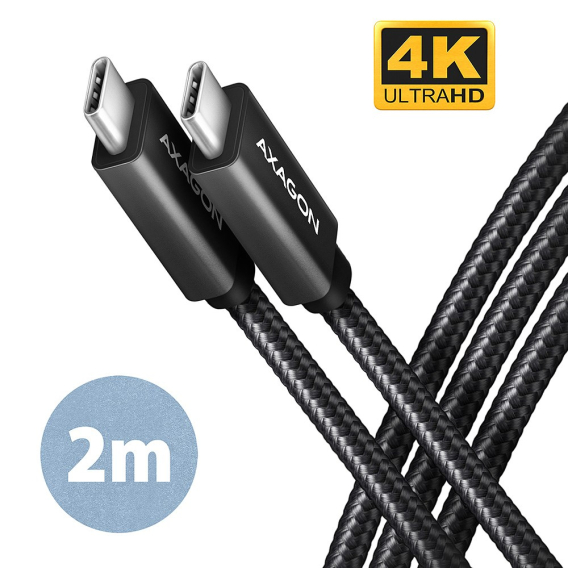 Obrázok pre Axagon BUCM32-CM20AB USB kabel USB 3.2 Gen 2x2 2 m USB C Černá