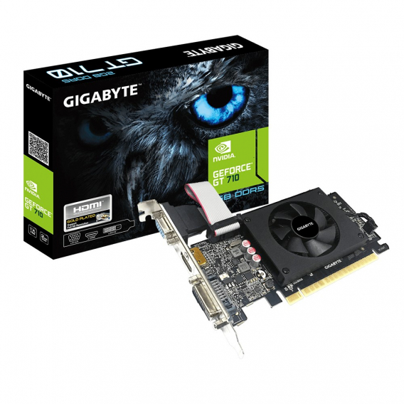 Obrázok pre GIGABYTE GV-N710D5-2GIL grafická karta NVIDIA GeForce GT 710 2 GB GDDR5