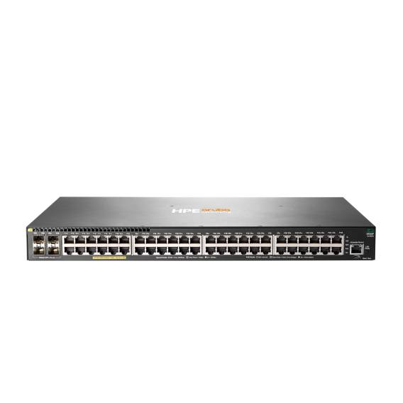 Obrázok pre HPE Aruba Networking 2930F 48G PoE+ 4SFP+ Switch Řízený L3 Gigabit Ethernet (10/100/1000) Podpora napájení po Ethernetu (PoE) 1U