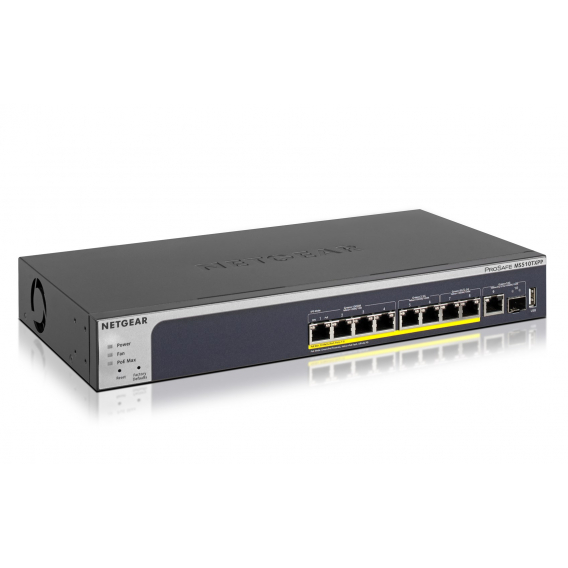 Obrázok pre NETGEAR MS510TXPP Řízený L2/L3/L4 10G Ethernet (100/1000/10000) Podpora napájení po Ethernetu (PoE) Šedá