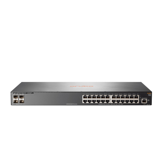 Obrázok pre Aruba 2930F 24G 4SFP Řízený L3 Gigabit Ethernet (10/100/1000) 1U Šedá