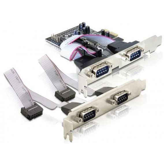 Obrázok pre DeLOCK 4 x serial PCI Express card karta/adaptér rozhraní