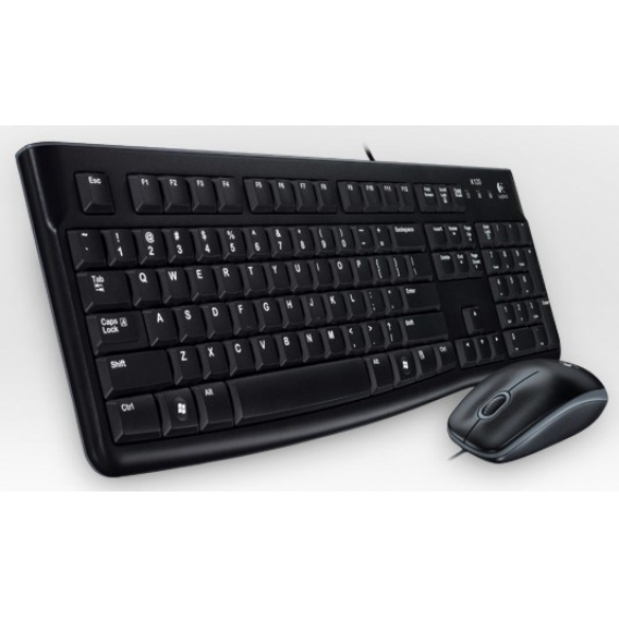 Obrázok pre Logitech Desktop MK120 klávesnice Obsahuje myš USB AZERTY Francouzský Černá