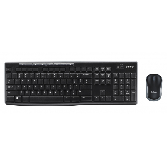 Obrázok pre Logitech Wireless Combo MK270 klávesnice Obsahuje myš USB QWERTY Britská angličtina Černá