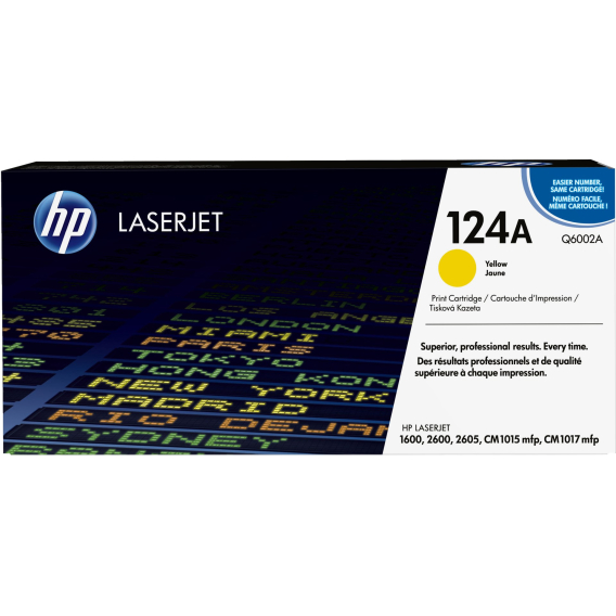 Obrázok pre HP 124A Žlutá originální tonerová kazeta LaserJet