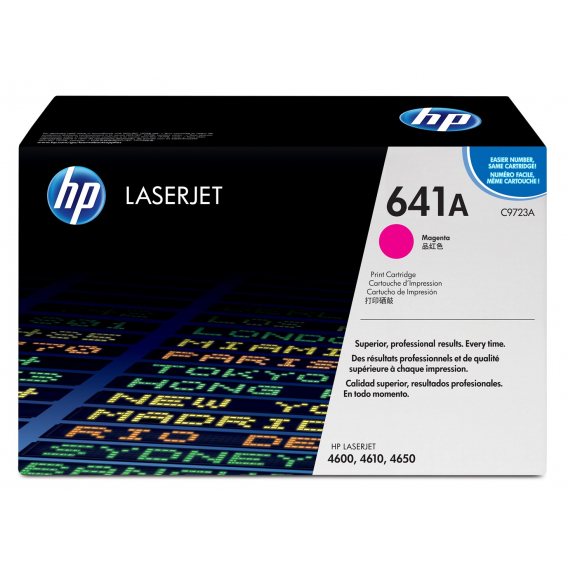 Obrázok pre HP 641A Magenta Original LaserJet Toner Cartridge tonerová náplň 1 kusů Originální Purpurová