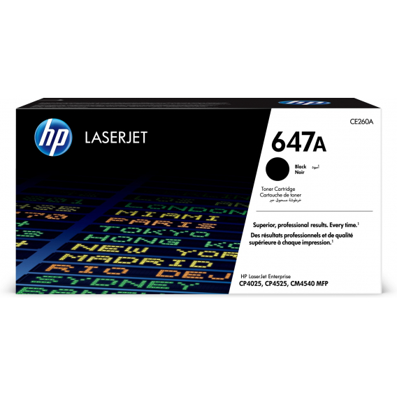 Obrázok pre HP 647A Černá originální tonerová kazeta LaserJet