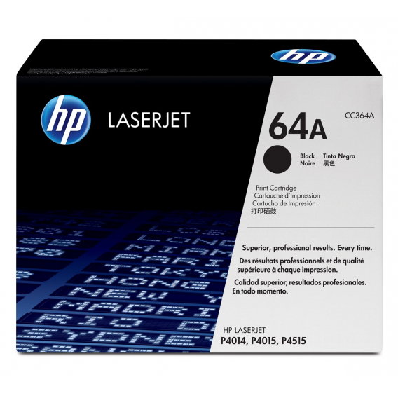 Obrázok pre HP 64A Černá originální tonerová kazeta LaserJet