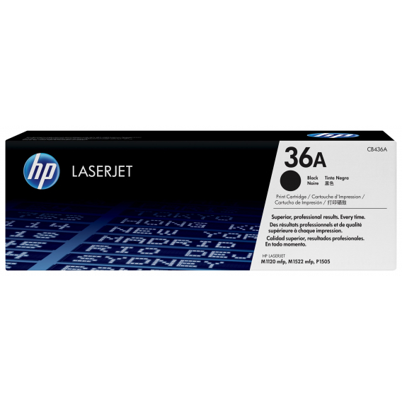 Obrázok pre HP 36A Černá originální tonerová kazeta LaserJet