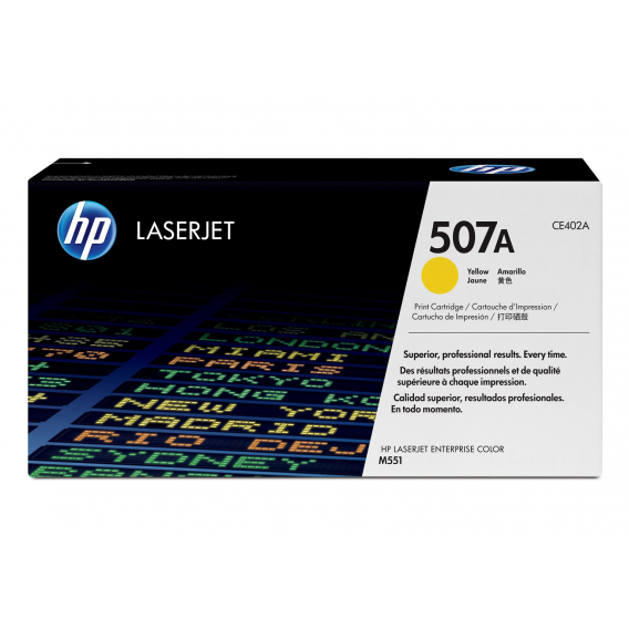 Obrázok pre HP 507A Žlutá originální tonerová kazeta LaserJet