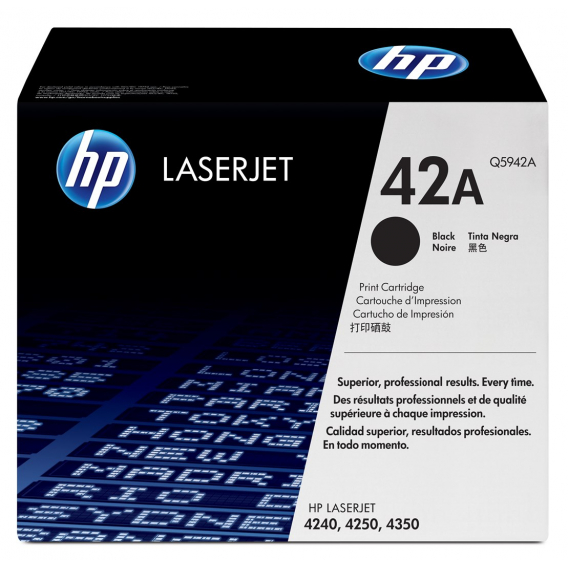 Obrázok pre HP 42X High Yield Black Original LaserJet Toner Cartridge tonerová náplň 1 kusů Originální Černá