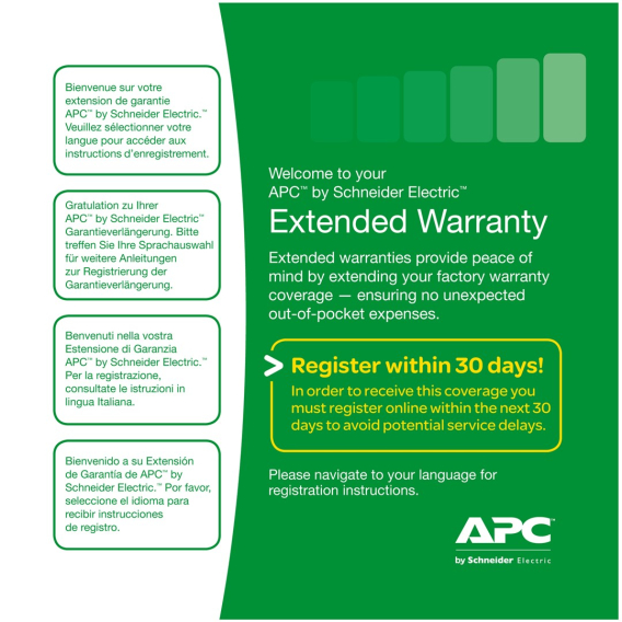 Obrázok pre APC Service Pack 3 Year Extended Warranty