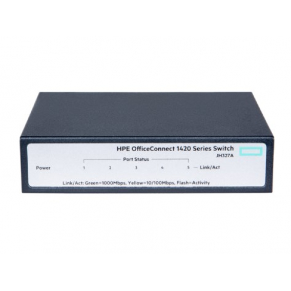 Obrázok pre HPE OfficeConnect 1420 5G Nespravované L2 Gigabit Ethernet (10/100/1000) 1U Šedá