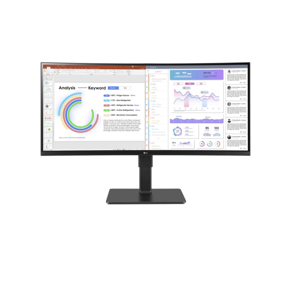 Obrázok pre LG 34BQ77QB-B počítačový monitor 86,4 cm (34") 3440 x 1440 px UltraWide Quad HD LED Černá