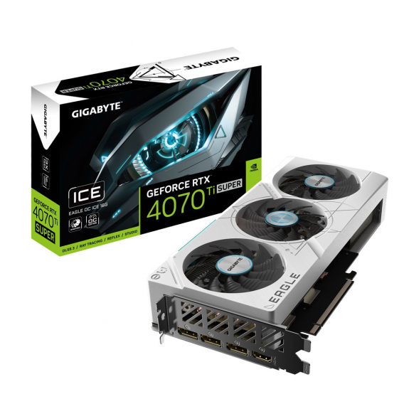 Obrázok pre GIGABYTE GeForce RTX 4070 Ti SUPER EAGLE OC ICE 16G NVIDIA 16 GB GDDR6X