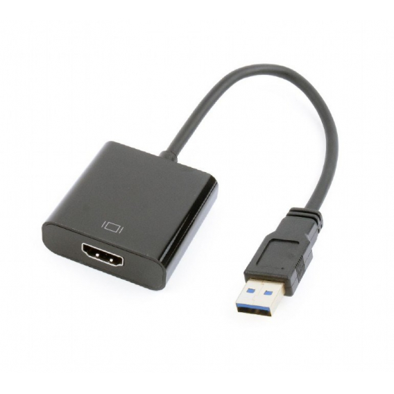 Obrázok pre Gembird A-USB3-HDMI-02 USB grafický adaptér 1920 x 1080 px Černá