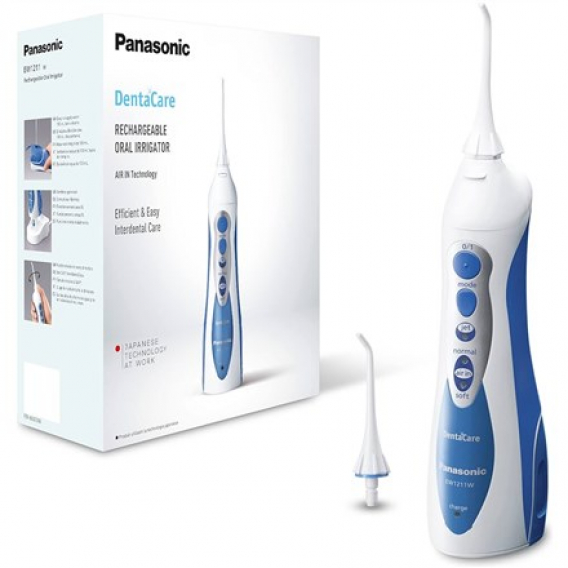 Obrázok pre Panasonic | EW1313G303 | Oral irrigator | Cordless | 130 ml | Number of heads 2 | White/Green