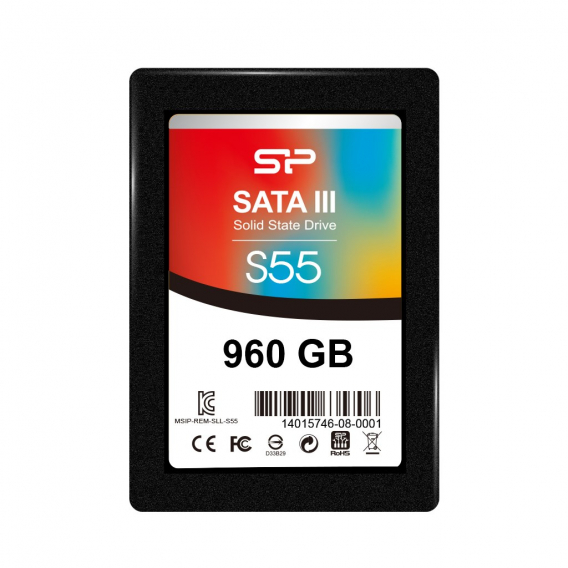 Obrázok pre Silicon Power Slim S55 2.5" 960 GB Serial ATA III TLC