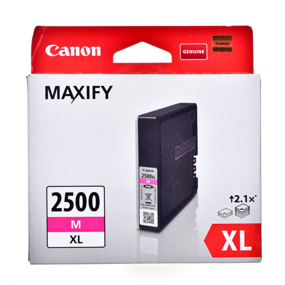 Obrázok pre Canon PGI-2500XL M Originální Purpurová 1 kusů