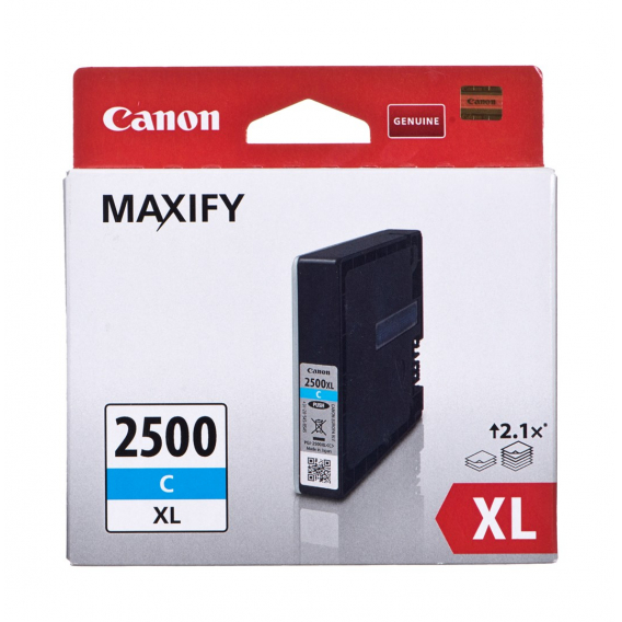 Obrázok pre Canon PGI-2500XL C Originální Azurová 1 kusů