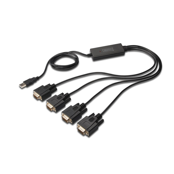 Obrázok pre Digitus DA-70159 sériový kabel Černá 1,5 m USB Typ-A DB-9