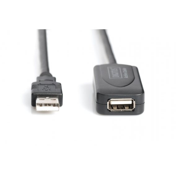 Obrázok pre Digitus DA-73102 USB kabel USB 2.0 20 m USB A Černá