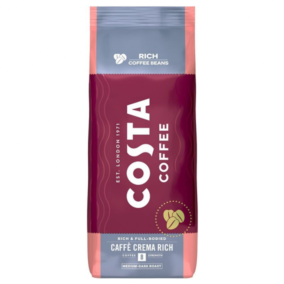 Obrázok pre Costa Coffee Crema Rich zrnková káva 1kg